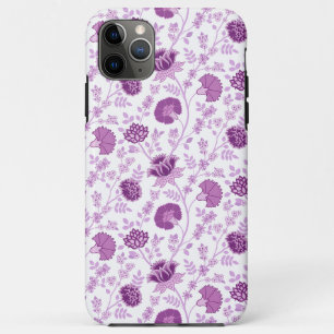 Jacobobohnenfloral Repeat Pattern Pinks auf Weiß Case-Mate iPhone Hülle
