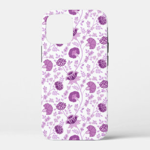 Jacobobohnenfloral Repeat Pattern Pinks auf Weiß Case-Mate iPhone Hülle