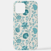 Jacobohne Blumenmuster Tees auf Creme iPhone Hülle (Rückseite)