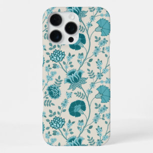 Jacobohne Blumenmuster Tees auf Creme iPhone 16 Pro Max Hülle