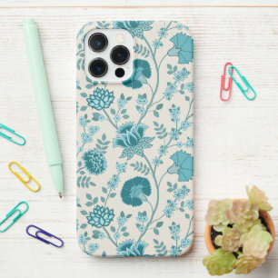 Jacobohne Blumenmuster Tees auf Creme iPhone 12 Pro Max Hülle