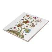 Jacobohne Crewel Stickerei Baum des Lebens Fliese (Seite)