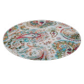 Jacobohne Ethnic Floral Pattern Schneidebrett (Ecke)