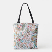 Jacobohne Ethnic Floral Pattern Tasche (Rückseite)