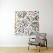 Jacobohne Ethnic Floral Pattern Wandteppich (Beispiel)