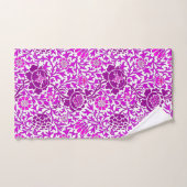 Jacobohne Floral, Amethyst Lila & Lilac Badhandtuch Set (Handtuch)