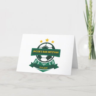 Jacob's Bar Mitzvah- Danke Karten