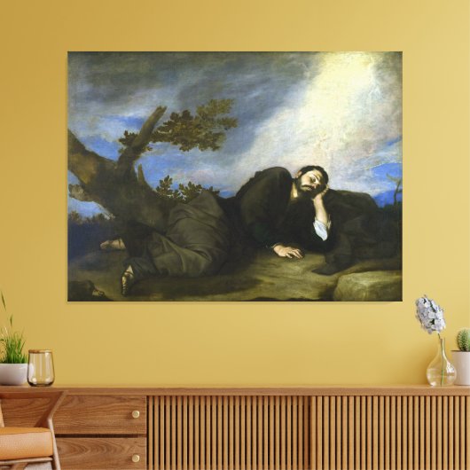 Jacob's Dream von José de Ribera Leinwanddruck (Insitu (Wohnzimmer))