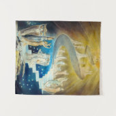Jacob's Ladder by William Blake Wandteppich (Vorderseite (Horizontal))