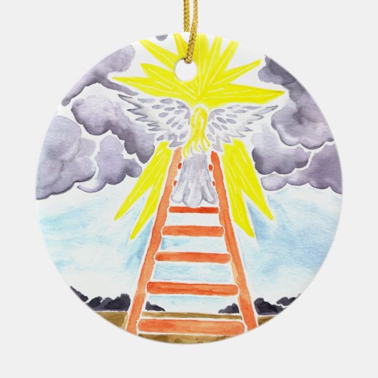 Jacob's Ladder - Jesse Tree Keepake Ornament (Vorne)