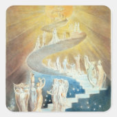 Jacob's Ladder Quadratischer Aufkleber (Vorderseite)