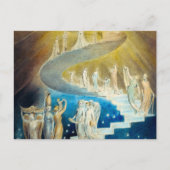 Jacob's Ladder von William Blake Postkarte (Vorderseite)