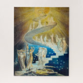 Jacob's Ladder von William Blake Puzzle (Vertikal)