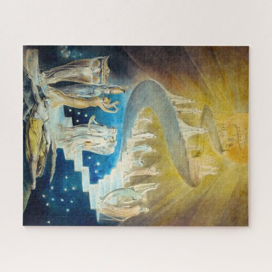 Jacob's Ladder von William Blake Puzzle (Horizontal)