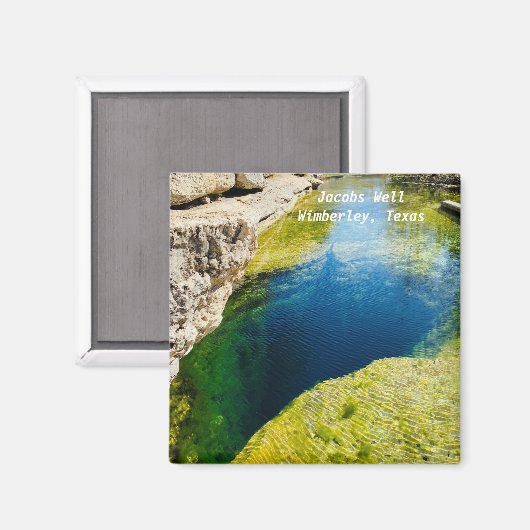 Jacobs Well magnet (Vorderseite/Rückseite)