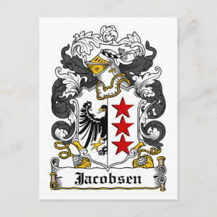 Jacobsen Familienwappen Postkarte