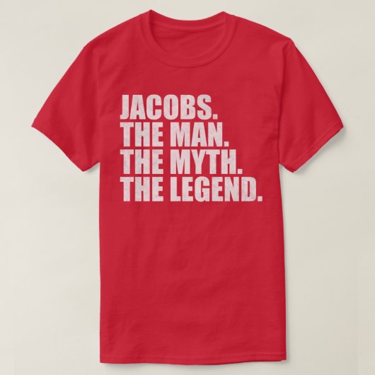 JacobsJacobsFamilienname JacobsNachname JacobsS T-Shirt (Design vorne)