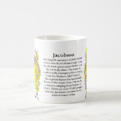 Jacobson, der Ursprung, Bedeutung und das Wappen Kaffeetasse (Mittel)