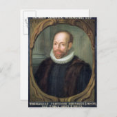 Jacobus Arminius, Professor für Theologie Postkarte (Vorne/Hinten)