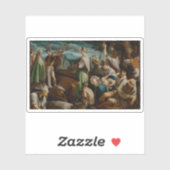 Jacopo Bassano - Das Wunder der Quails Aufkleber (Blatt)