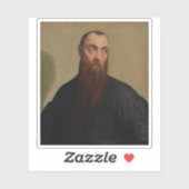 Jacopo Bassano - Portrait eines bärtigen Mannes Aufkleber (Blatt)