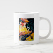 Jacqmotte Caf � Vintag PosterEurope Jumbo-Tasse (Rechts)