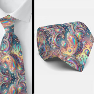 Jacquard-Faux-Seide   Luxuriöser Paisley-Herrenart Krawatte