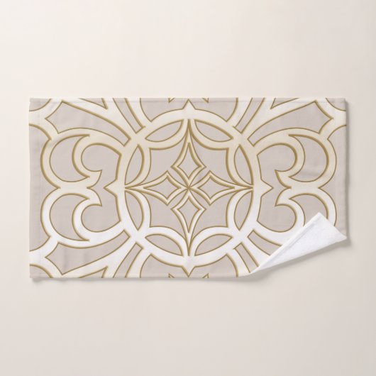 Jacquard Impression Pattern Badhandtuch Set (Handtuch)