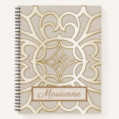 Jacquard Impression Pattern Notizblock (Vorderseite)