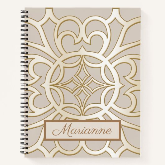 Jacquard Impression Pattern Notizblock (Vorderseite)