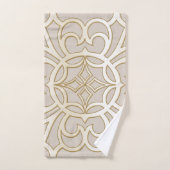 Jacquard-Impressionsmuster Badhandtuch Set (Handtuch)