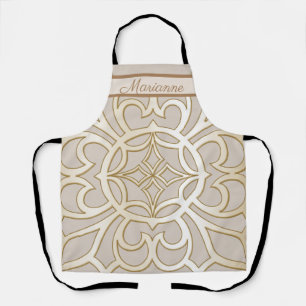 Jacquard-Impressionsmuster Schürze