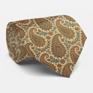 Jacquard-Kunstseide Luxuriöser Paisley-Herrenart Krawatte