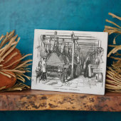 Jacquard Power Looms (Gravur) Fotoplatte (Seite)