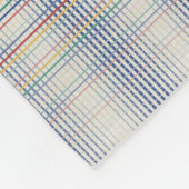 Jacquard-Strickmuster Fleecedecke (Ecke)