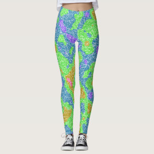 Jacquard-Strickmuster Leggings
