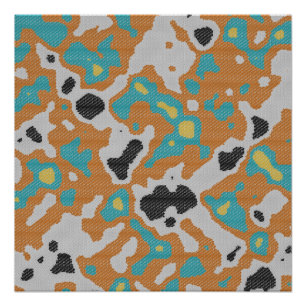 Jacquard-Strickmuster Poster