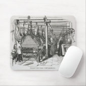 Jacquardwebstuhl-Power-Webstühle (Stich) Mousepad (Mit Mouse)