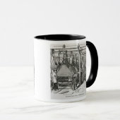 Jacquardwebstuhl-Power-Webstühle (Stich) Tasse (VorderseiteRechts)