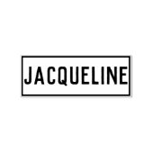 Jacqueline Gummistempel (Prägung)