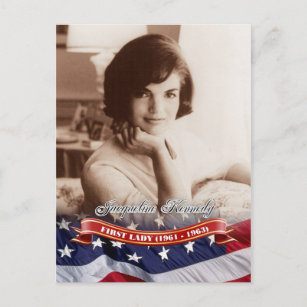 Jacqueline Kennedy, First Lady of the U.S. Postkarte