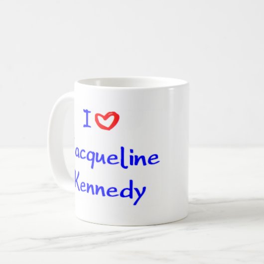 Jacqueline-Kennedy Kaffeetasse (Vorderseite Links)