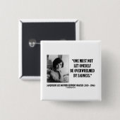 Jacqueline Kennedy nicht durch Traurigkeit Button (Vorne & Hinten)