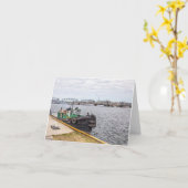 Jacqueline Nicole Tugboat Sturgeon Bay Karte (Gelbe Blume)