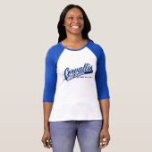 Jacqueline und Karen Corvallis Highschool Logo T-Shirt (Vorne ganz)