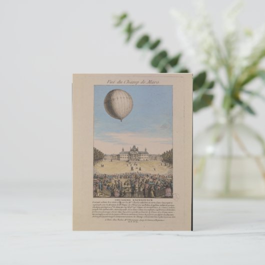 Jacques Alexandre Cesar Postkarte (Stehend Vorderseite)