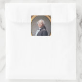 Jacques Alexandre Cesar Quadratischer Aufkleber (Tasche)