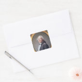Jacques Alexandre Cesar Quadratischer Aufkleber (Umschlag)