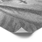 Jacques Bossuet, in Gravur von Richard Woodman Poster (Ecke)