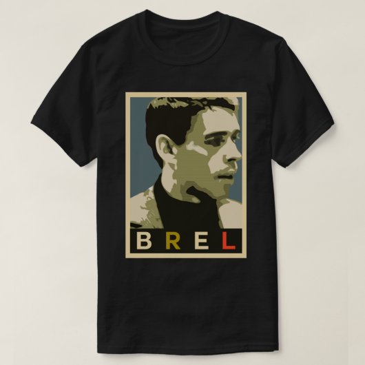 Jacques Brel Classic T - Shirt (Design vorne)